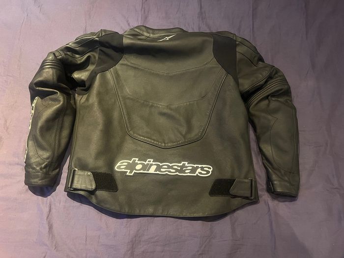 blouson cuir motard moto alpinestars gp-r pro comme neuf taille 50 eu - photo numéro 3