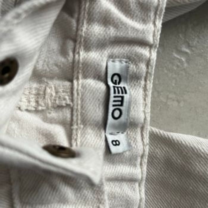 Pantalon/jean blanc Gemo 8 ans - photo numéro 4