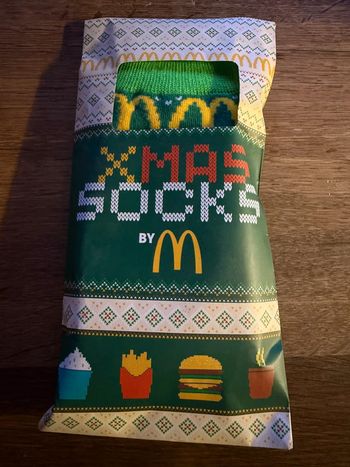 Chaussettes mixe taille unique McDonald’s collection Noël 2024