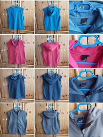 Lot de 4 polaires en 14 ans