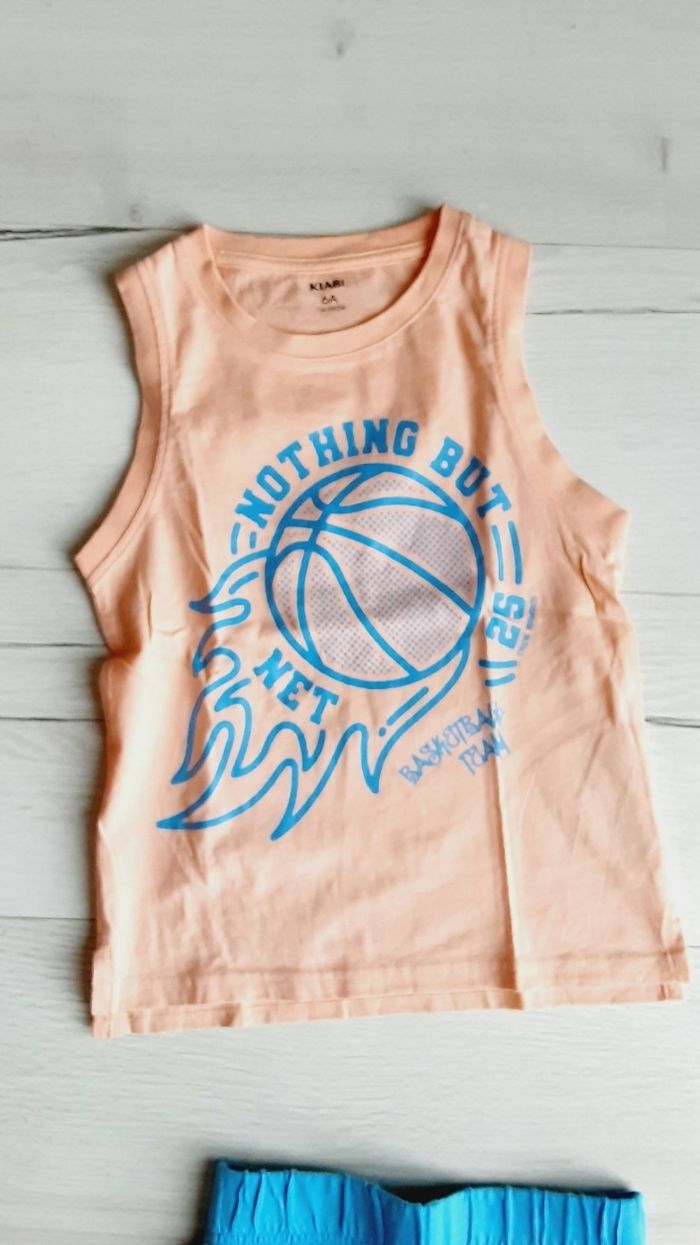 Vêtement garçon pyjama short basket Kiabi 6 ans - photo numéro 5