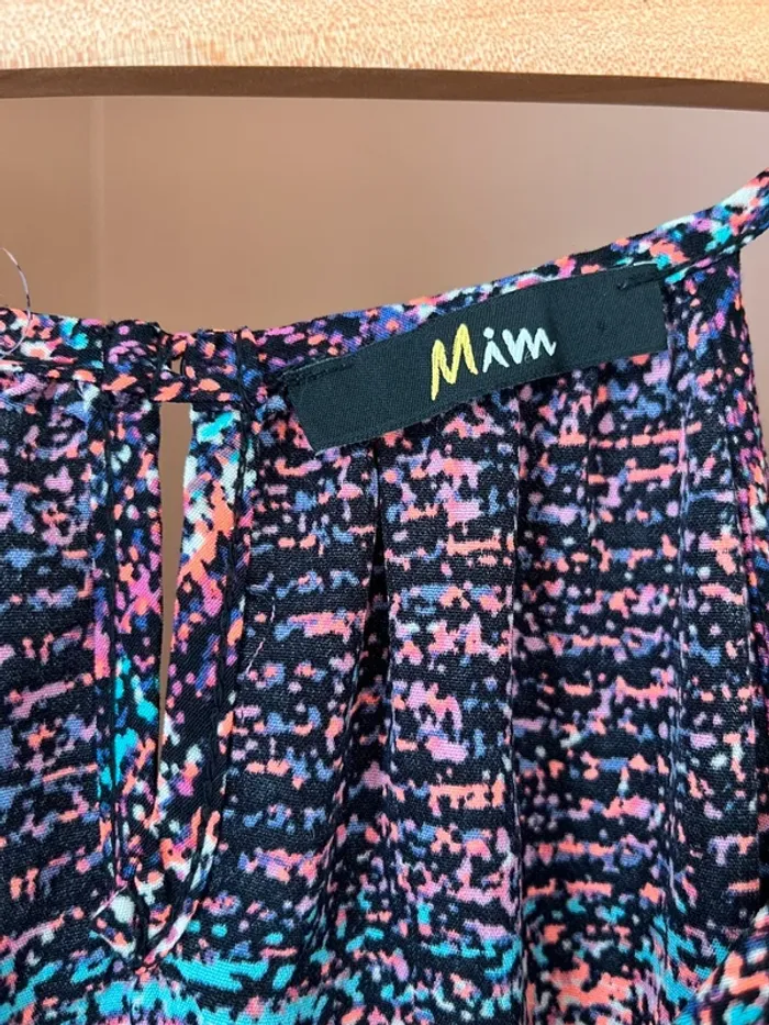 Robe violette à motif - photo numéro 3