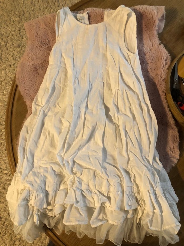 Robe ceremonie 10 ans blanche