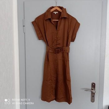 Robe marron t36