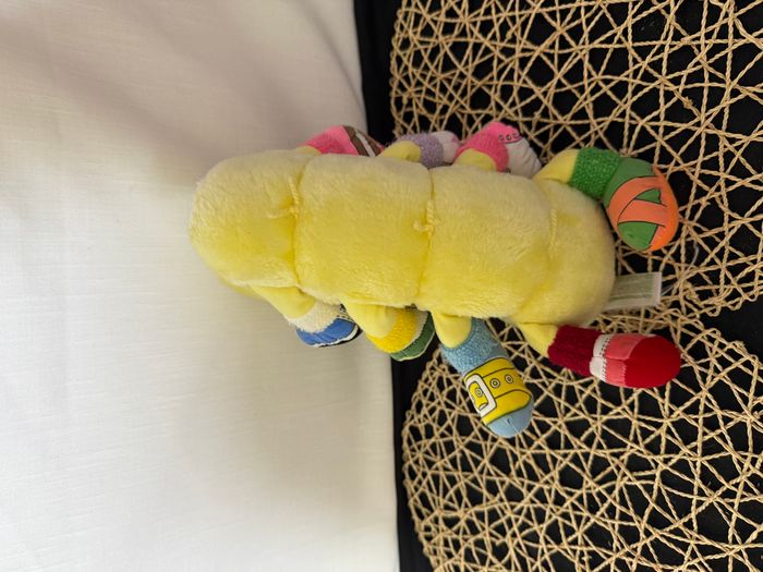 ANCIENNE PELUCHE CHENILLE Mille Pattes Vintage De 1984 - photo numéro 3