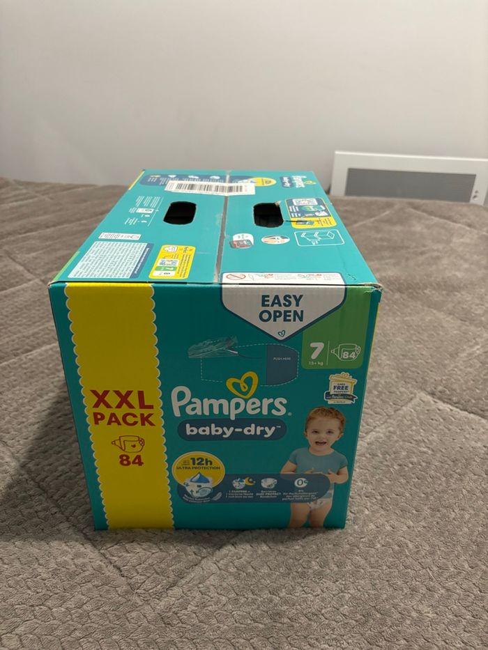 84 couches Pampers XXL baby dry taille 7 - photo numéro 3