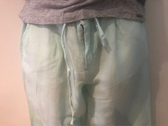 Pantalon d’été en lin et coton tissia taille 38 - photo numéro 6
