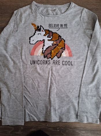 Tee-shirt licorne taille 10 ans vertbaudet