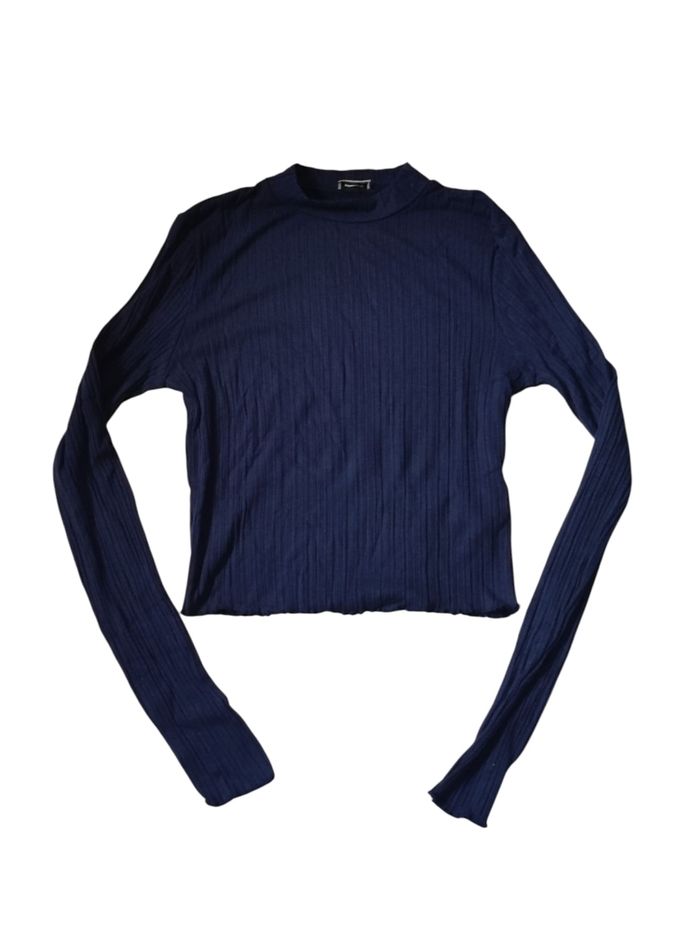 Pull court marine taille S