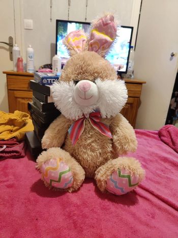 Peluche lapin de pâque