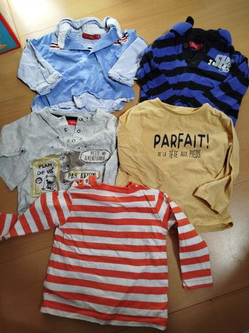 Lot t-shirt manche longue