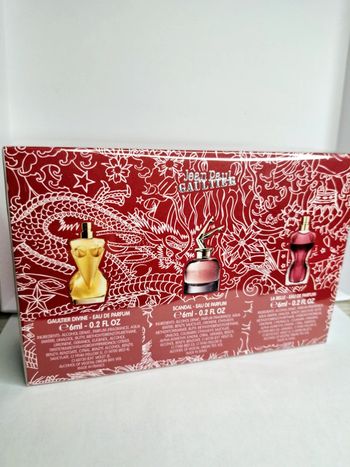 Coffret miniatures de parfum femme Jean Paul Gaultier