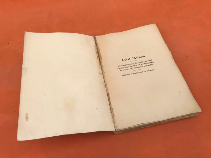 Dr Paul Carton L' Art Médical (1943) L' individualisme des règles de santé L' orientation sanitaire - photo numéro 10