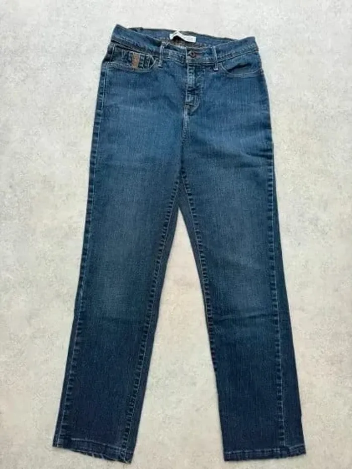 Jeans Levi's 512 W29 FR38 L32 coupe droite bleu marine Femme Women pan520b - photo numéro 2