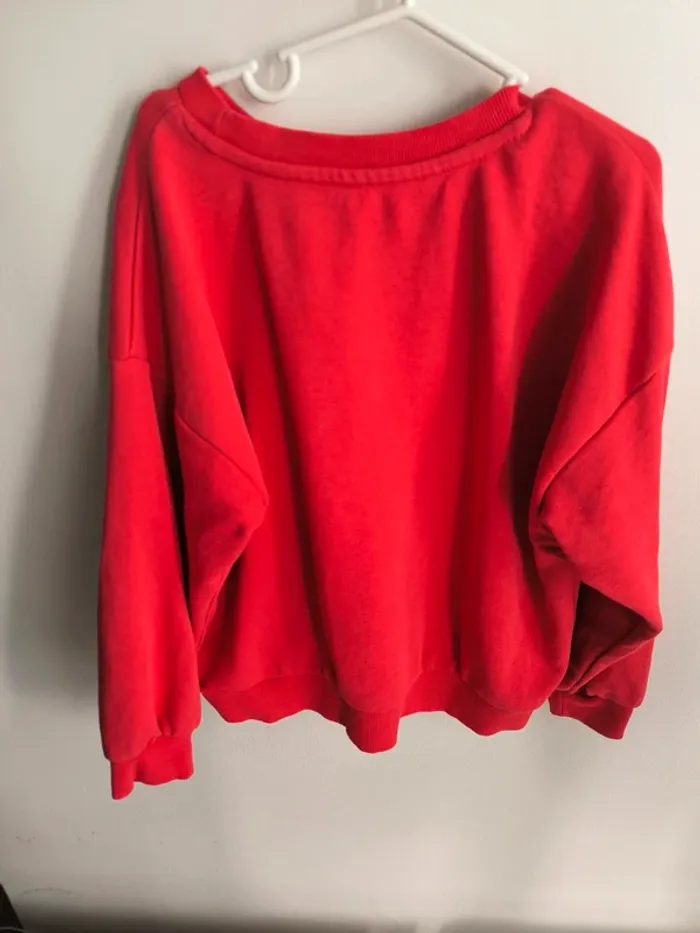 Sweat rouge Kiabi - photo numéro 3