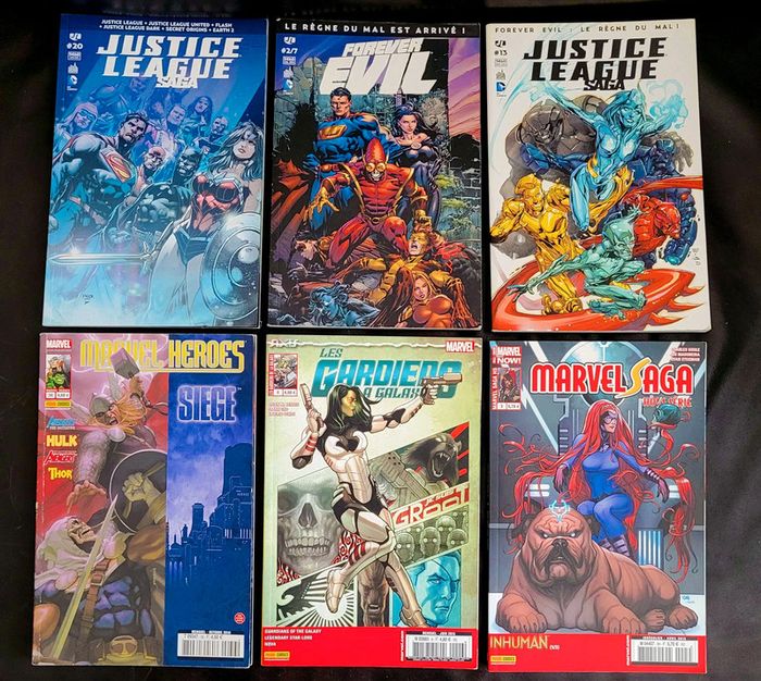 Lot 6 Comics Marvel DC - photo numéro 2