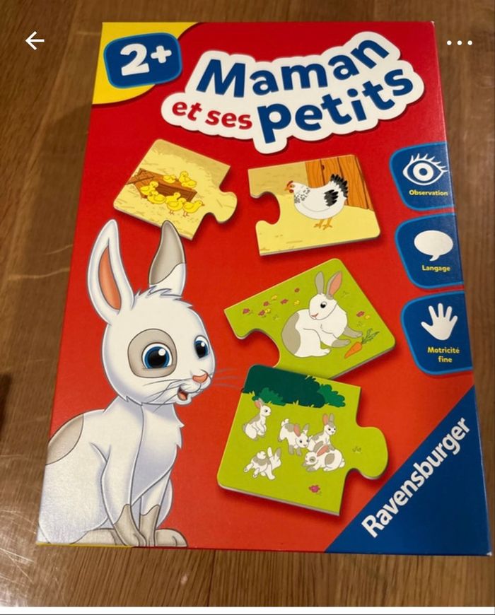 Jeux éducatif maman et ses petits