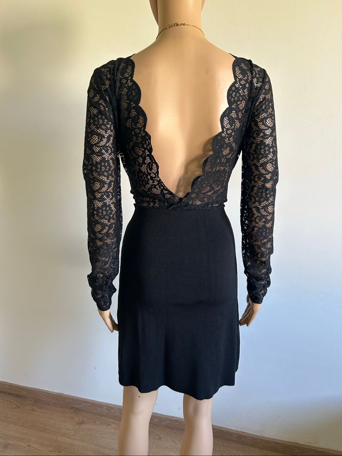 Robe noire neuve avec dentelle Morgan taille M (valeur 85€) - photo numéro 5