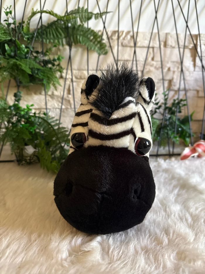 Peluche Vintage Zèbre Bigheads - TBE - photo numéro 2