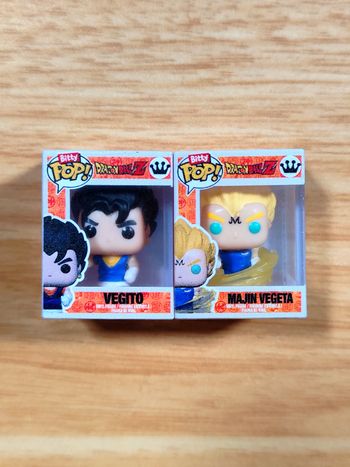 Lot 2 Bitty Pop! Dragon Ball Z - Vegito & Majin Vegeta