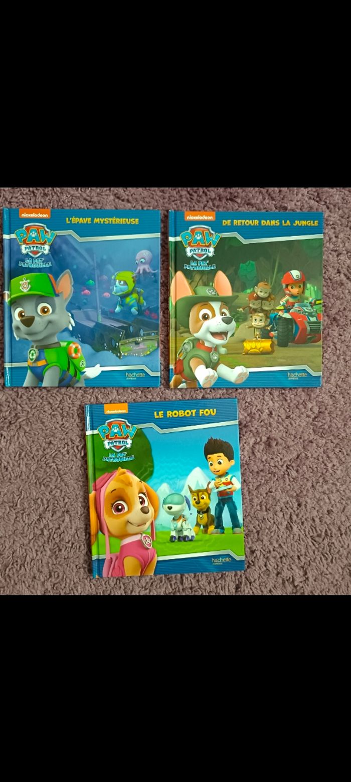 2- Lot de livres de la Pat' patrouille