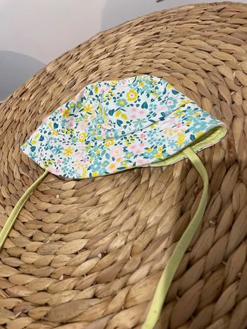 Chapeau anti UV réversible 12 mois