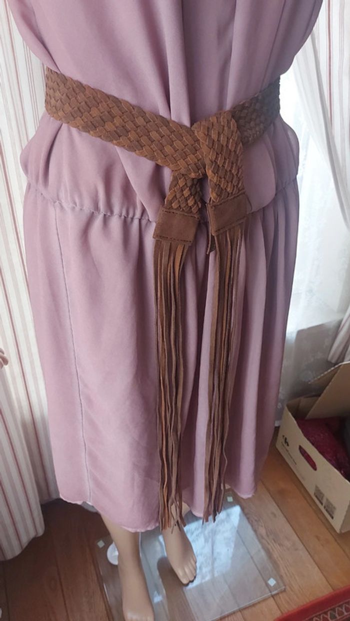 Ceinture tressée Naf Naf cuir taille 3 (85cm) - photo numéro 6