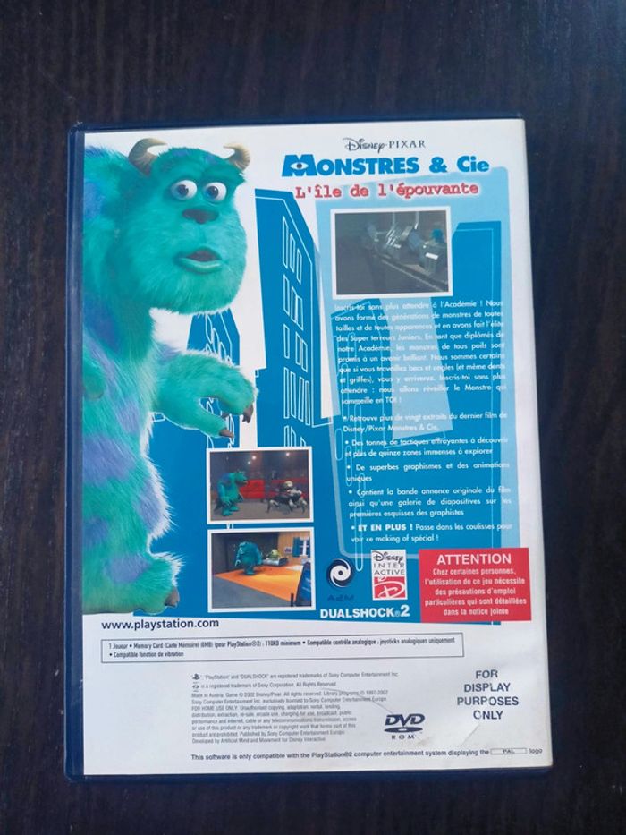 Jeu PS2 Monstres & Cie - photo numéro 4