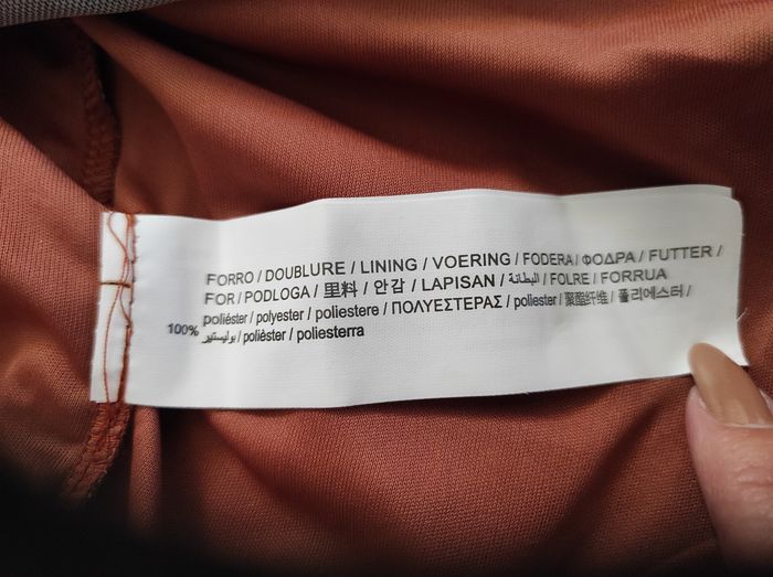 Robe longue fendue Pull & Bear marron et beige taille XS 34 - photo numéro 8