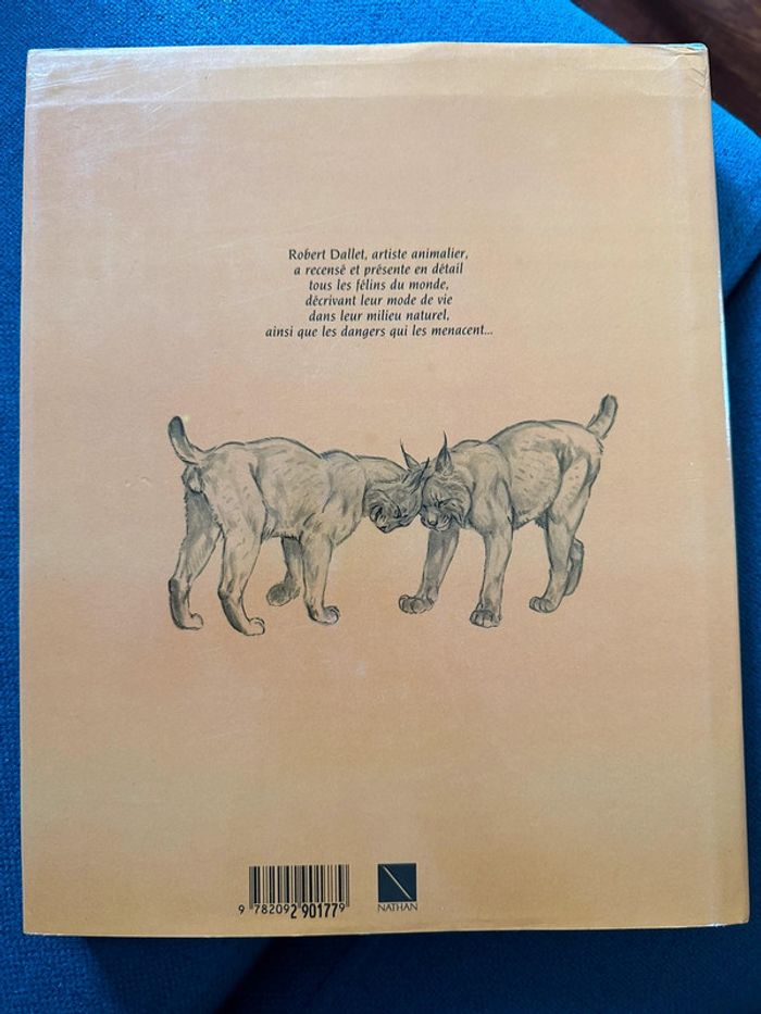 Livre Les Félins Robert Dallet Nathan rares illustrations tigre lion panthère léopard album - photo numéro 2