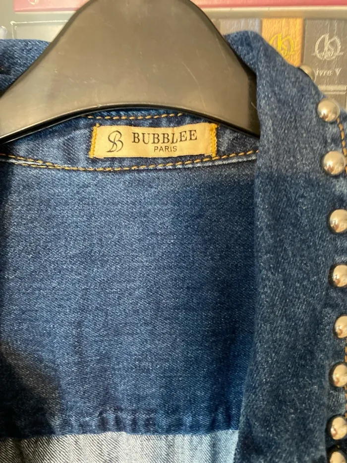 superbe veste en jean longue Bubblee taille 50 neuve - photo numéro 3