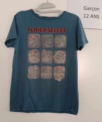 T-shirt Mario 12 ans