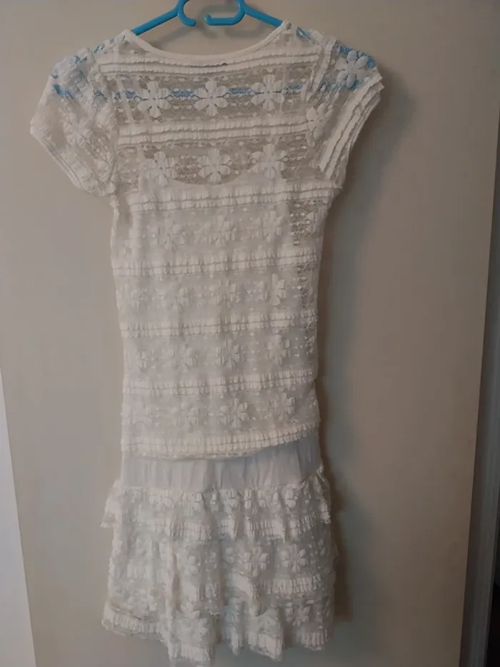 Robe dentelle blanche Morgan - photo numéro 4