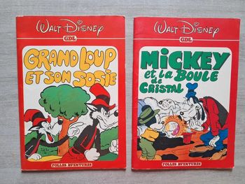 Lot de livre vintage walt Disney folles aventures