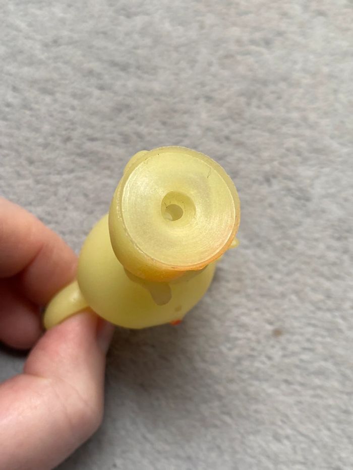 Lot de 2 anciennes figurines vintage luminou éléphant et lapin - photo numéro 11