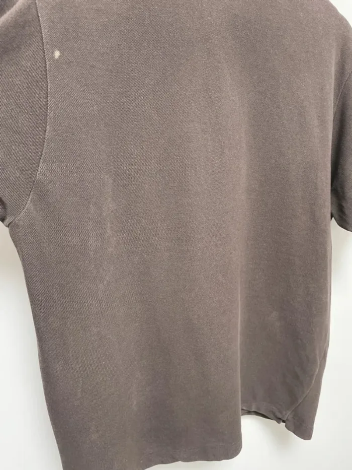 Polo Lacoste Regular fit vintage marron chocolat manches courtes taille 7 - photo numéro 10