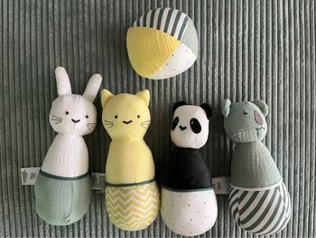 Quilles animaux en tissu Vertbaudet