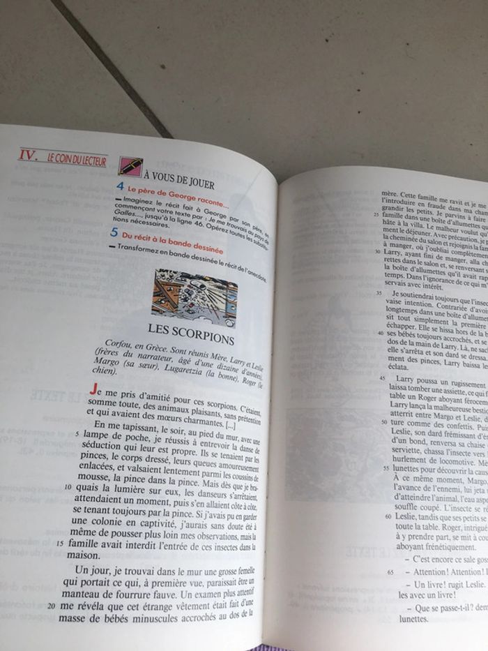 Livre Collection l’art de lire 5eme - photo numéro 9