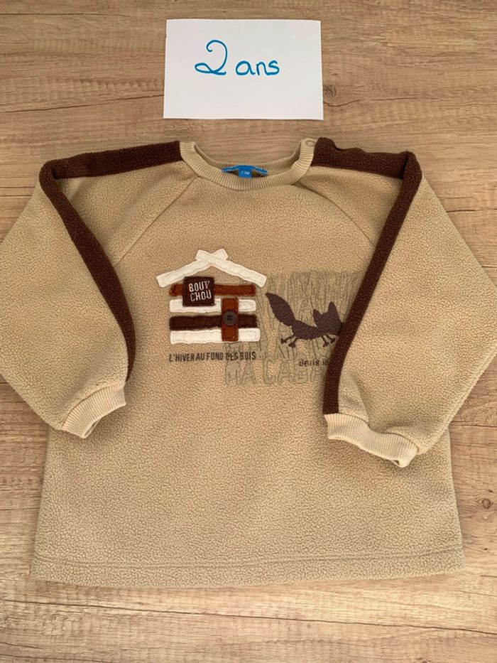 Pull polaire bout chou 2 ans