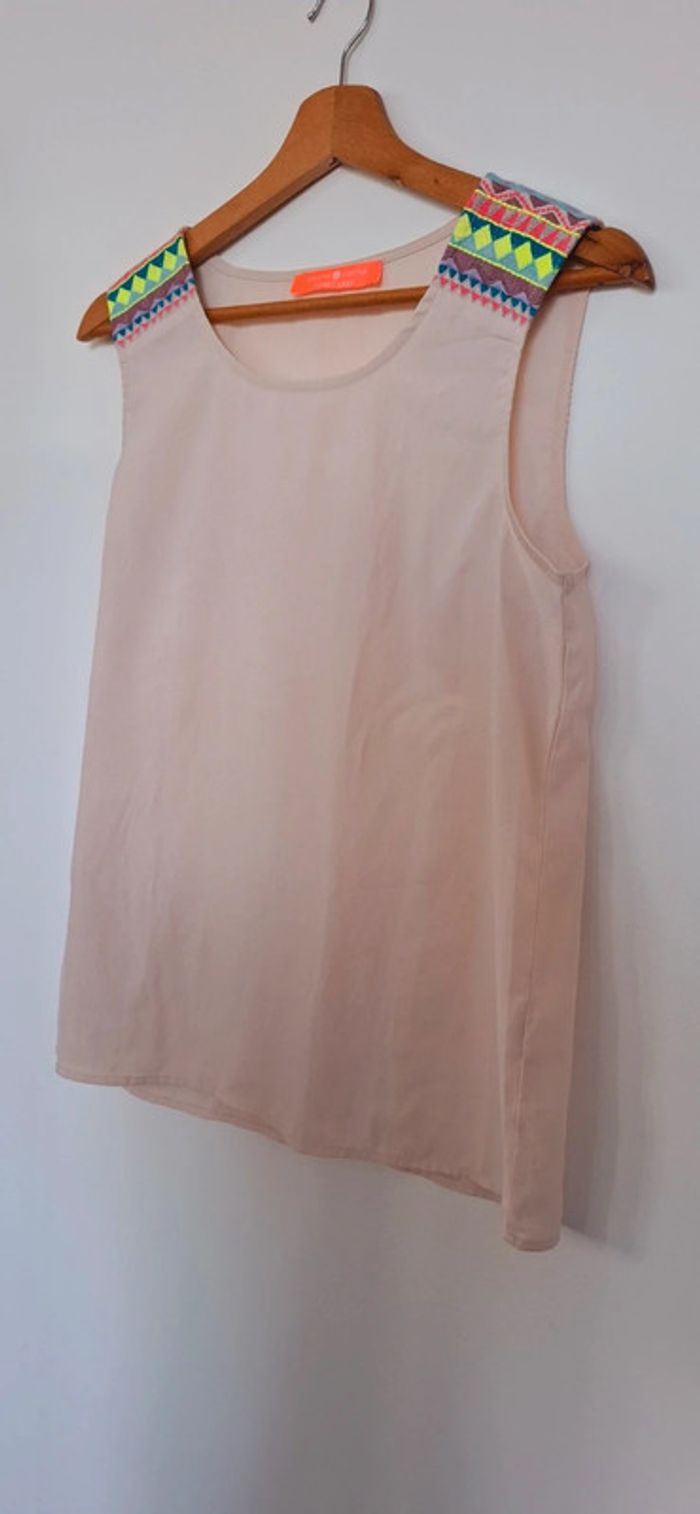 🌸 Blouse sans manches rose pâle – Neuve – Parfaite pour la rentrée - photo numéro 3