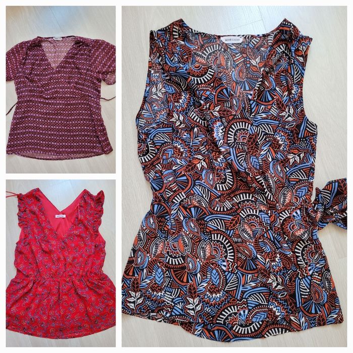 Lot 3 blouses cache cache 38 neuves