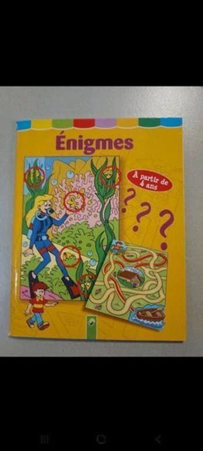 Enigmes à partir de 4 ans