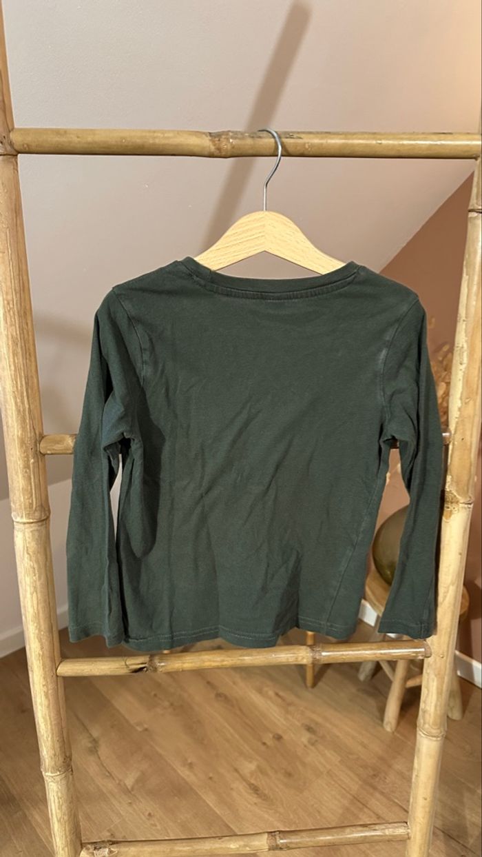 💜 Teeshirt manche longue sapin taille 5/6 ans 💜 - photo numéro 4