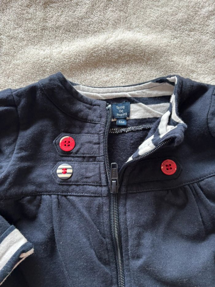 Gilet zippés terre de marin - photo numéro 2