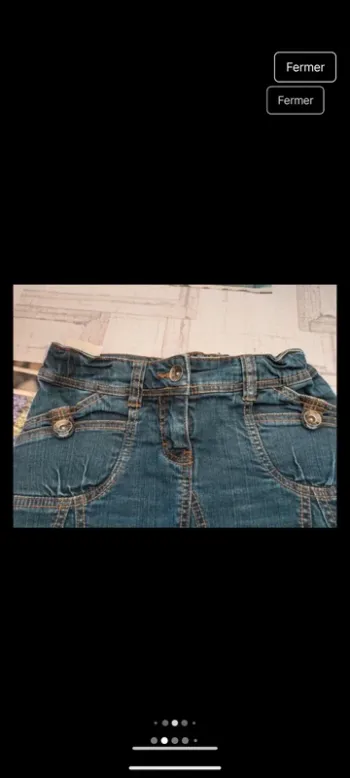 Jupe jeans