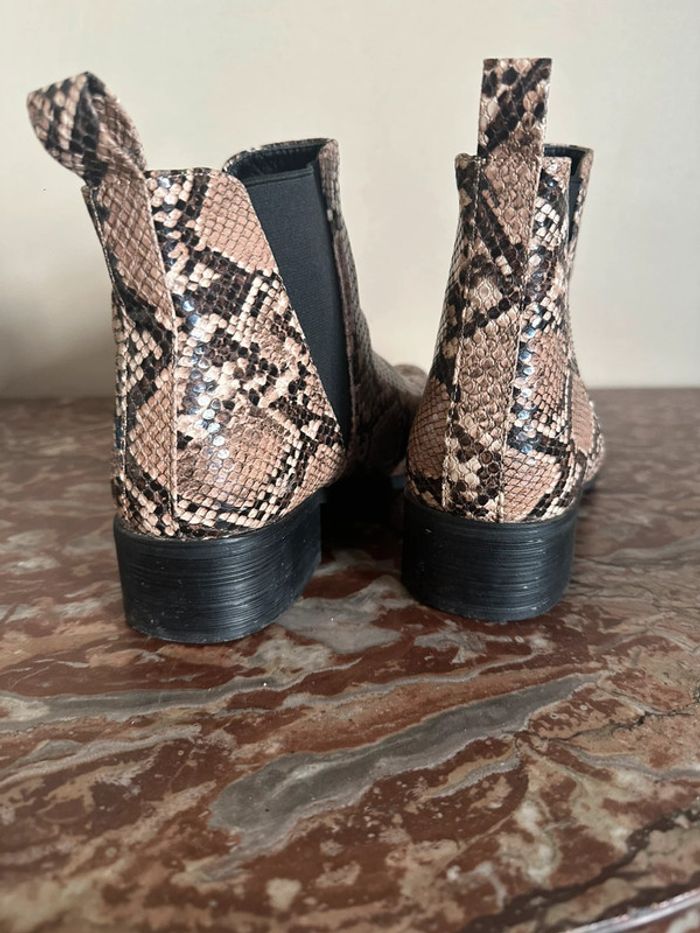 Bottines imprimé serpent 39 gémo - photo numéro 3