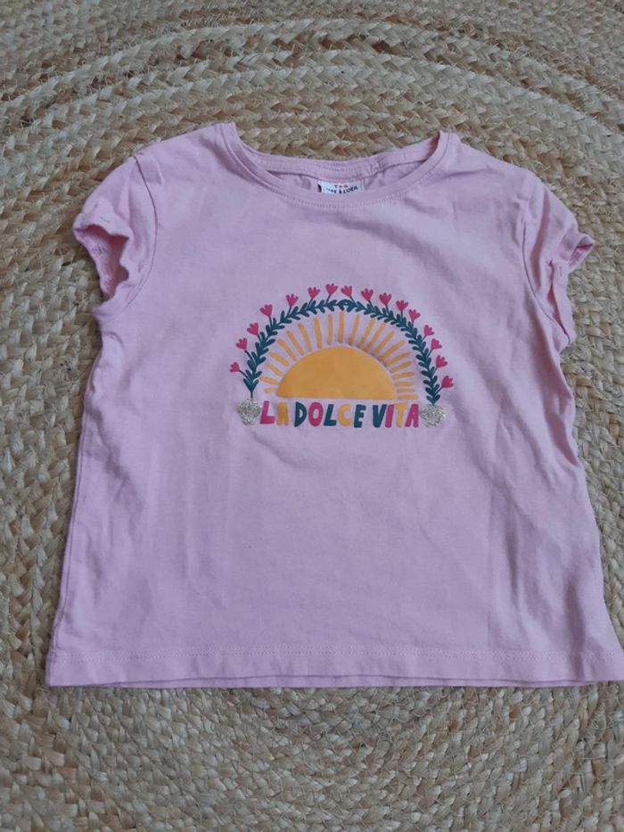 Tenue tee-shirt et jupe 86 cm - photo numéro 2