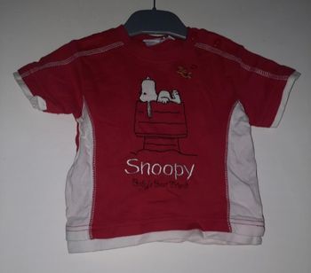 Tee shirt Snoopy taille 12 mois