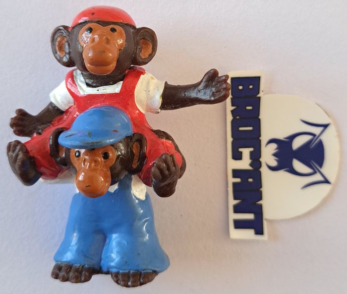 Ancienne figurine publicitaire singes lessive Omo - photo numéro 5