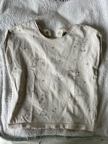 Tee shirt crème 18 mois